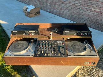 Rodec MX18, platendraaiers sl-Q2 Technics, 2 jbsystems cd300, Enlèvement, Utilisé, Moins de 5 canaux, Entrée micro