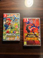 Pokemon scarlet en mario party superstars, Games en Spelcomputers, Games | Nintendo Switch, Ophalen of Verzenden, Zo goed als nieuw