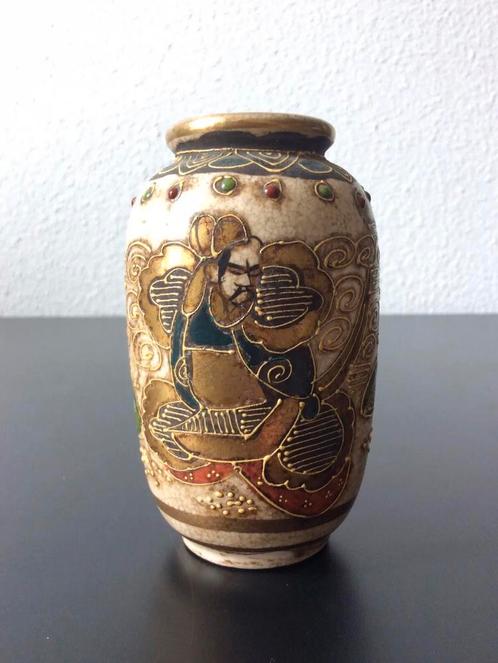 Petit Vase En Faïence Craquelée Satsuma, Japon, début 20ème, Antiquités & Art, Antiquités | Vases