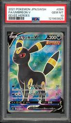 Umbreon V PSA 10 - 084/069 - Japanese Eevee Heroes 2021, Ophalen of Verzenden, Zo goed als nieuw, Losse kaart