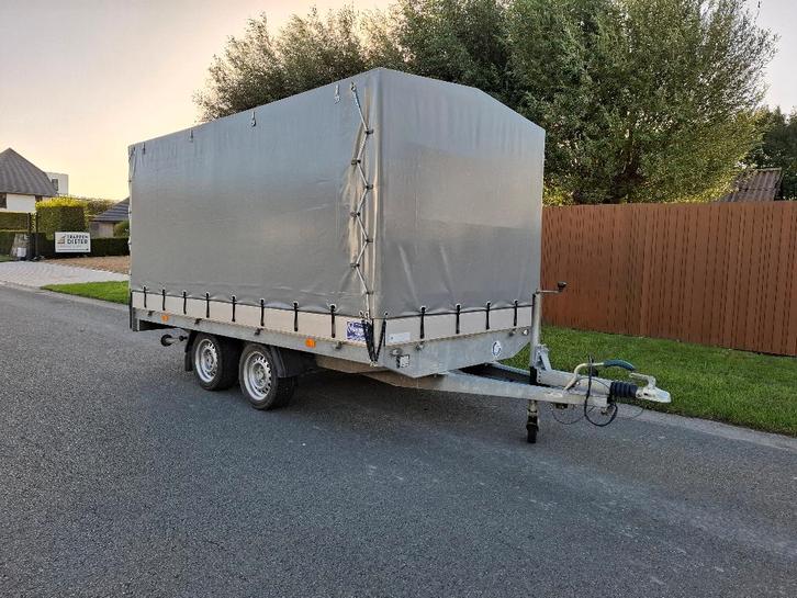 Geremde verlaagde plateau met huif, Auto diversen, Auto-accessoires, Zo goed als nieuw, Ophalen