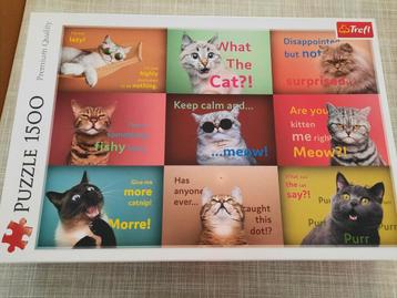 Puzzel 1500 stukjes beschikbaar voor biedingen
