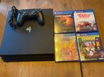 PS4 met 4 games, Games en Spelcomputers, Games | Sony PlayStation 4, Ophalen, Gebruikt