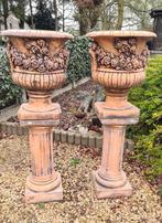 Beton bloempotten met zuilen, Tuin en Terras, Ophalen, Nieuw