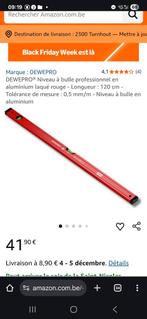 DEWEPRO Waterpas - 120cm - gebruikt maar ziet er als nieuw, Dieren en Toebehoren, Ophalen