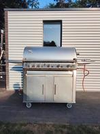 Gas bqq met motor en spies voor porchetta of kip, Ophalen, Gebruikt