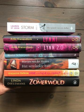 Boeken voor +/- 13-jarigen, jeugdboeken, kies uit. beschikbaar voor biedingen