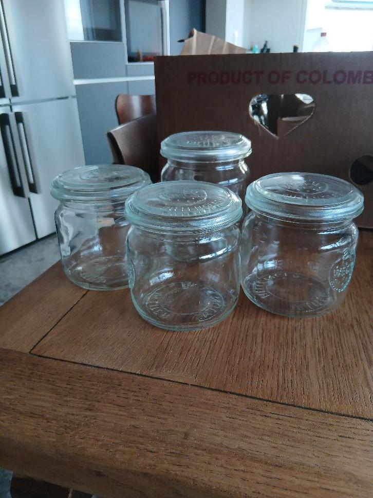 Weck pots en verre, Maison & Meubles, Cuisine | Casseroles & Poêles, Autres types, Verre, Enlèvement