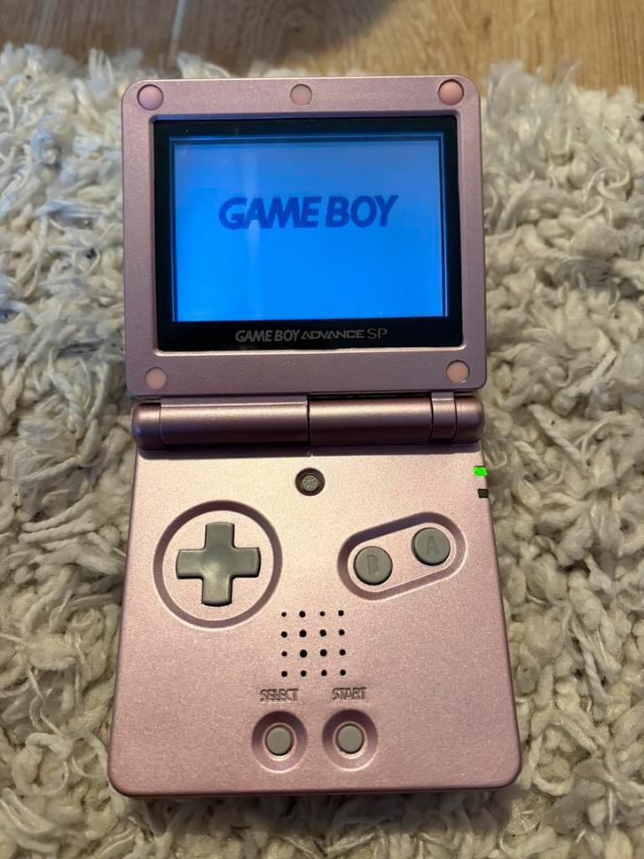 Game Boy Advance SP - Roze, Games en Spelcomputers, Spelcomputers | Nintendo Game Boy, Zo goed als nieuw, Ophalen of Verzenden