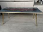 Ik verkoop een vintage tegel tafel, Huis en Inrichting, Tafels | Salontafels, Ophalen, Zo goed als nieuw