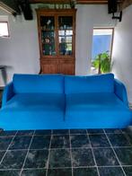 Sofa in mooie blauwe kleur, Huis en Inrichting, Ophalen of Verzenden, Zo goed als nieuw