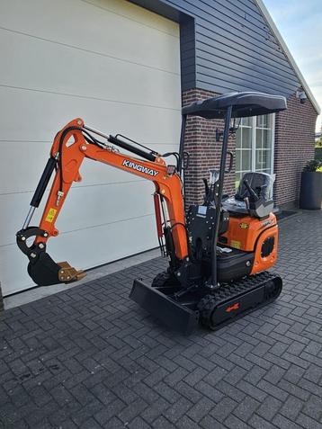 Minigraafmachine Kingway VIP10 JOYSTICK 3 bakken 3j GARANTIE beschikbaar voor biedingen