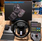 Logitech farming simulator stuur en paneel+pedalen, Comme neuf, Enlèvement, Logitech