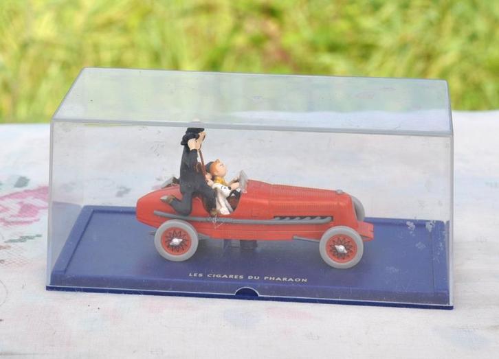 voiture tintin les cigares de pharaon Hergé Moulinsart, Verzamelen, Stripfiguren, Zo goed als nieuw, Overige typen, Kuifje, Ophalen of Verzenden