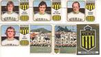 Panini Football 81 / Waterschei / 7 stickers, Verzamelen, Zo goed als nieuw, Poster, Plaatje of Sticker, Verzenden