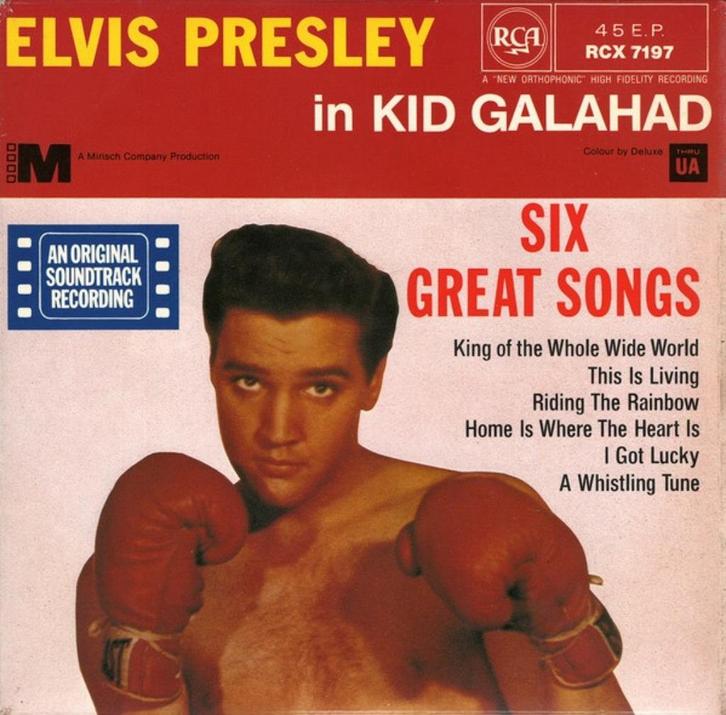 7" EP - Elvis - In Kid Galahad, Cd's en Dvd's, Vinyl Singles, Gebruikt, EP, Pop, 7 inch, Ophalen of Verzenden