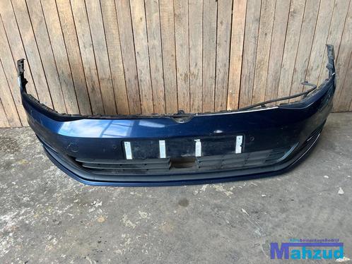 VW GOLF 7 Blauw voorbumper 2013-2019, Auto-onderdelen, Carrosserie, Bumper, Volkswagen, Voor, Gebruikt, Ophalen of Verzenden