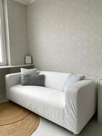 Nieuwstaat zetel met 2 hoezen wit en grijs + 2 set poten, Huis en Inrichting, Zetels | Zetels, Ophalen, 150 tot 200 cm, Tweepersoons