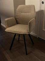 10x eetkamerstoel Raffy zand kleur, Huis en Inrichting, Ophalen, Zo goed als nieuw