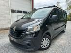 Renault Trafic 1.6 DCI - 3 zit Long - 2018 - Zwart Airco GPS, Auto's, Renault, Zwart, Bedrijf, 5 deurs