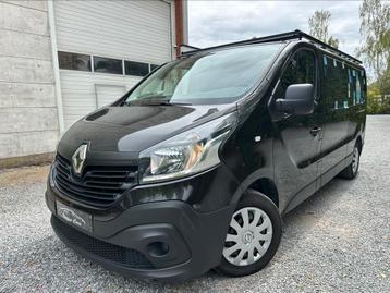 Renault Trafic 1.6 DCI - 3 zit Long - 2018 - Zwart Airco GPS beschikbaar voor biedingen