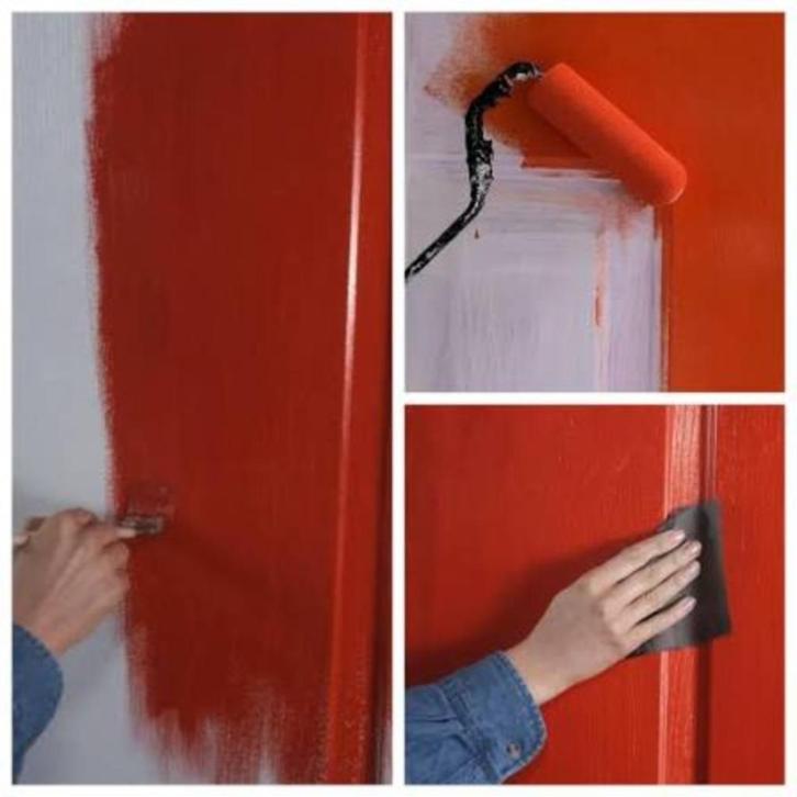 Schilderwerk van Ramen, Deuren, Poorten en Meer, Doe-het-zelf en Bouw, Raamkozijnen en Schuifdeuren, Gebruikt, Overige typen, Hout