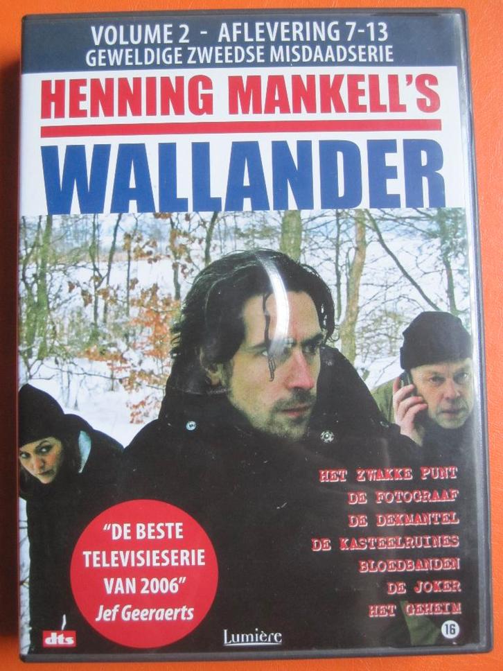 Wallander Volume 2 - Aflevering 7-13 (2005) 7 disc, Cd's en Dvd's, Dvd's | Tv en Series, Zo goed als nieuw, Thriller, Boxset, Vanaf 16 jaar