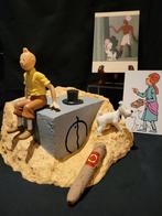 Kuifje, de ingang van de tombe ref. 46102 + Sigaar, Ophalen of Verzenden, Kuifje, Nieuw, Beeldje of Figuurtje