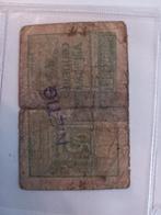 Noodgeld 25 centiem, 1914 - 1918, Verzenden