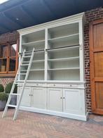 Massieve boekenkast/bibliotheekkast (GRATIS LEVERING), Ophalen of Verzenden, Zo goed als nieuw