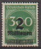 Duitse Rijk 1923 nr 310*, Postzegels en Munten, Verzenden, Duitse Keizerrijk