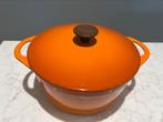 Cousances (Le Creuset) braadpan 20 cm Flame, als nieuw, Huis en Inrichting, Gietijzer, Ophalen of Verzenden, Zo goed als nieuw