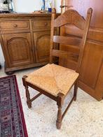 6 Rustieke stoelen met riet zitting - perfecte staat, Antiek en Kunst, Ophalen