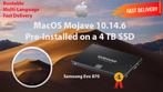 MacOS Mojave 10.14.6 SSD Pré-Installé 4 To OSX OS X, MacOS, Envoi, Neuf