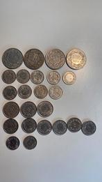 Lot Zwitserland veel jaartallen, Timbres & Monnaies, Monnaies | Europe | Monnaies non-euro, Enlèvement ou Envoi