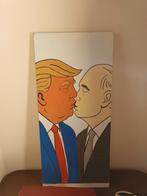 Kunstwerk Trump x Poetin (satire), Ophalen