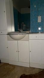 Te koop badkamer meubel en opbergkast, Huis en Inrichting, Ophalen, Gebruikt, 100 tot 150 cm, 50 tot 100 cm