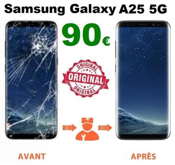 Réparation écran Samsung Galaxy 25 5G au meilleur prix
