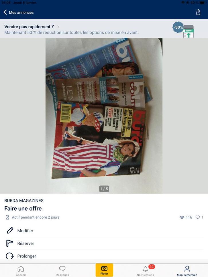 BURDA-TIJDSCHRIFTEN, Hobby en Vrije tijd, Naaien en Fournituren, Zo goed als nieuw