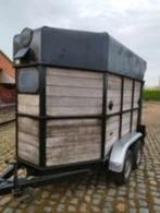 paardenaanhangwagen, Dieren en Toebehoren, Paarden en Pony's | Trailers en Aanhangwagens, Ophalen, Gebruikt, Hout, 1½-paards trailer