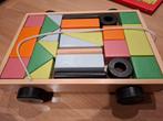 Ikea wagen kar met blokken hout, Kinderen en Baby's, Ophalen of Verzenden, Zo goed als nieuw