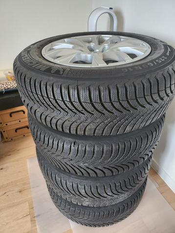 Nieuwe 4 winterbanden Michelin met velgen RC Design.  beschikbaar voor biedingen