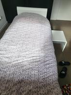 Bed Auping Auronde 100 x 200 met hoofdeinde + Auping matras, Huis en Inrichting, Ophalen, Eenpersoons, Wit, Zo goed als nieuw