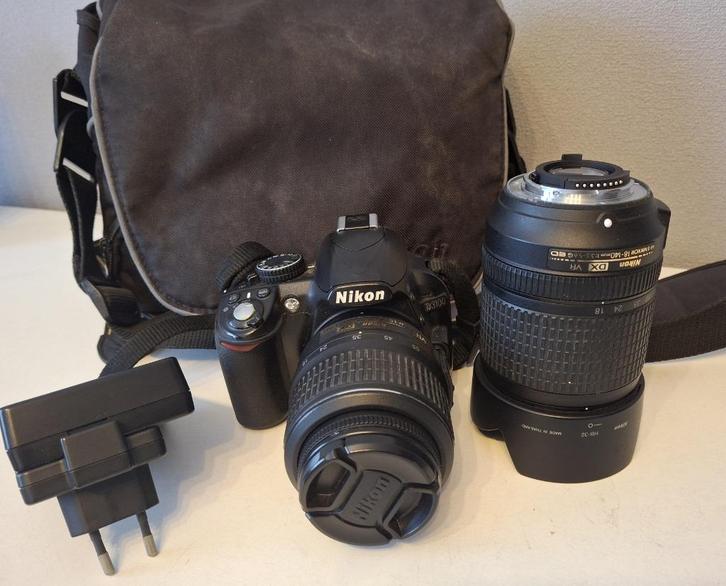 App photo Nikon D3100 + 2 objectifs18- 55 et 18 -140, Audio, Tv en Foto, Foto | Lenzen en Objectieven, Gebruikt, Zoom, Ophalen