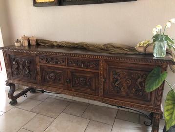 Buffetkasten Vintage Spaanse koloniale Stijl., Enlèvement, Utilisé