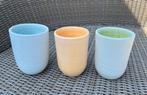 Lot Pastel kleur Potten - Nieuw, Steen, Blauw, Nieuw, Ophalen of Verzenden