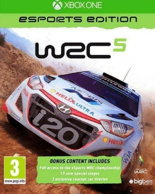 wrc 5 esports edition, xbox one + dlc - nieuw/sealed, Consoles de jeu & Jeux vidéo, Jeux | Xbox One, Neuf, Sport, À partir de 3 ans
