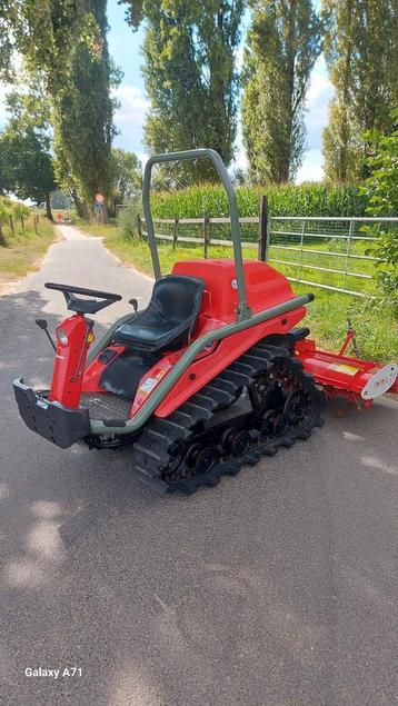 Rups minitractor yanmar 18pk met grondfrees TOPPER!  beschikbaar voor biedingen