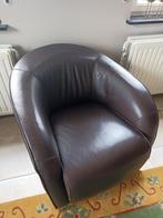 Zetel fauteuil  Natuzzi, Leer, Zo goed als nieuw, Ophalen