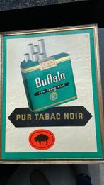 Vintage reclamepaneel Buffalo sigaretten, Verzamelen, Merken en Reclamevoorwerpen, Ophalen of Verzenden, Gebruikt